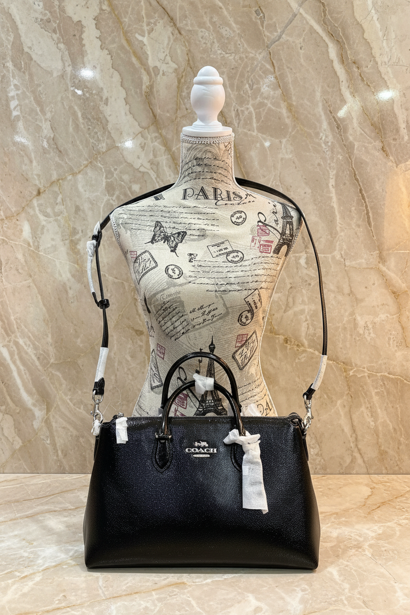 Coach Crinkled Patent Georgia Satchel