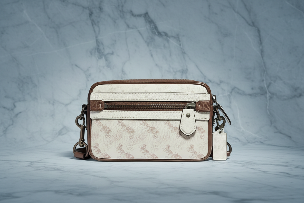 COACH ACADEMY CROSSBODY WITH HORSE & CARRIAGE PRINT