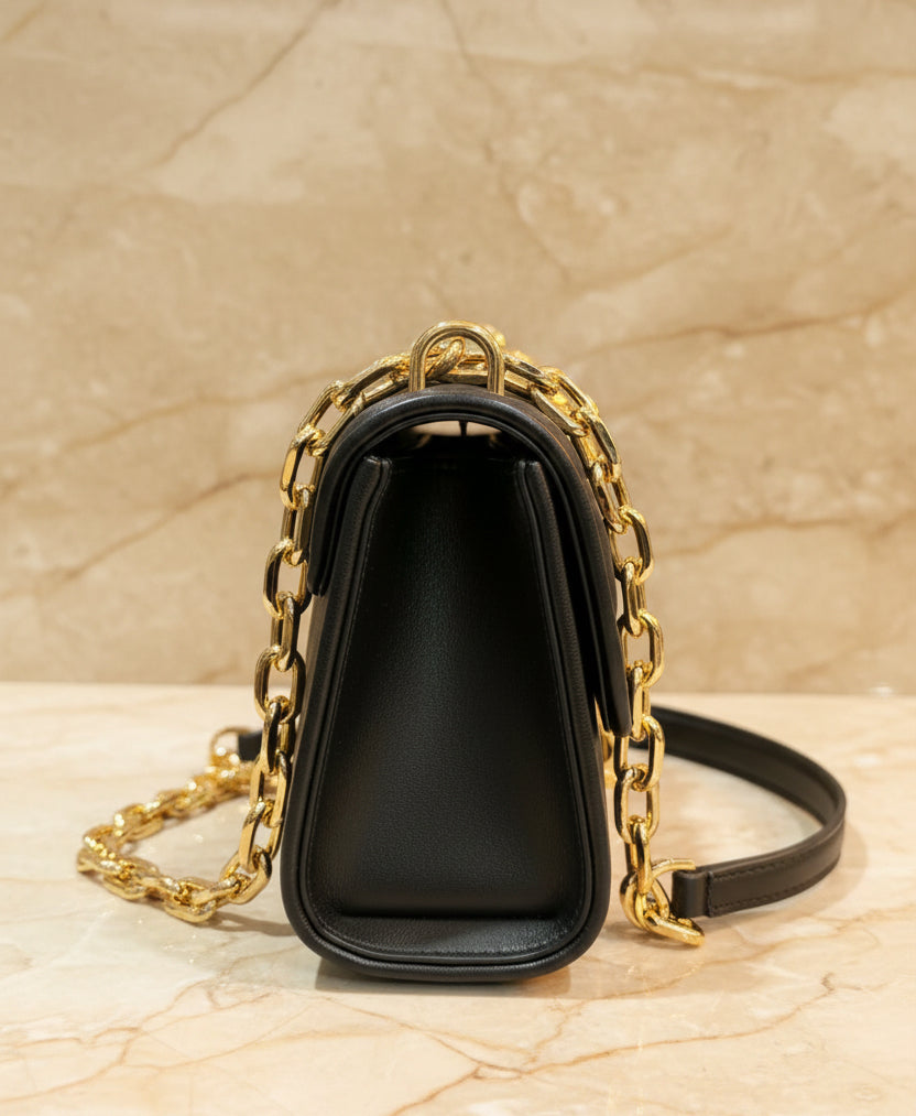 MICHAEL KORS SERENA VEGAN FLAP QUILTED CONVERTIBLE CHAIN SHOULDER BAG/CROSSBODY BAG