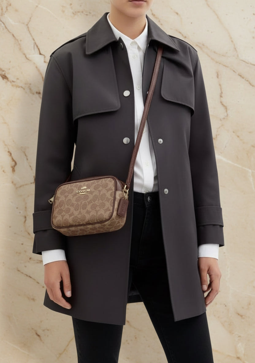 COACH MINI JAMIE - SALE‼️ WITH A TINY PEEL OFF IN FRONT - CAMERA BAG/CROSSBODY
