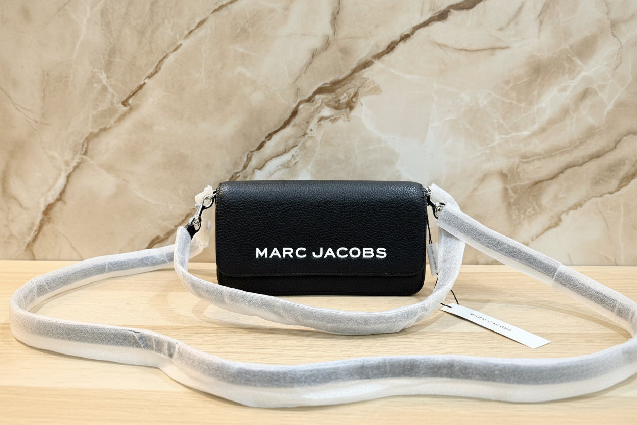MARC JACOBS 3 IN 1 MINI SHOULDER BAG/CROSSBODY/CLUTCH - BLACK