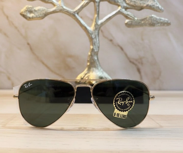RAYBAN AVIATOR SUNGLASS - XTRA SMALL SIZE - FOR NARROW SLENDER FACE ONLY