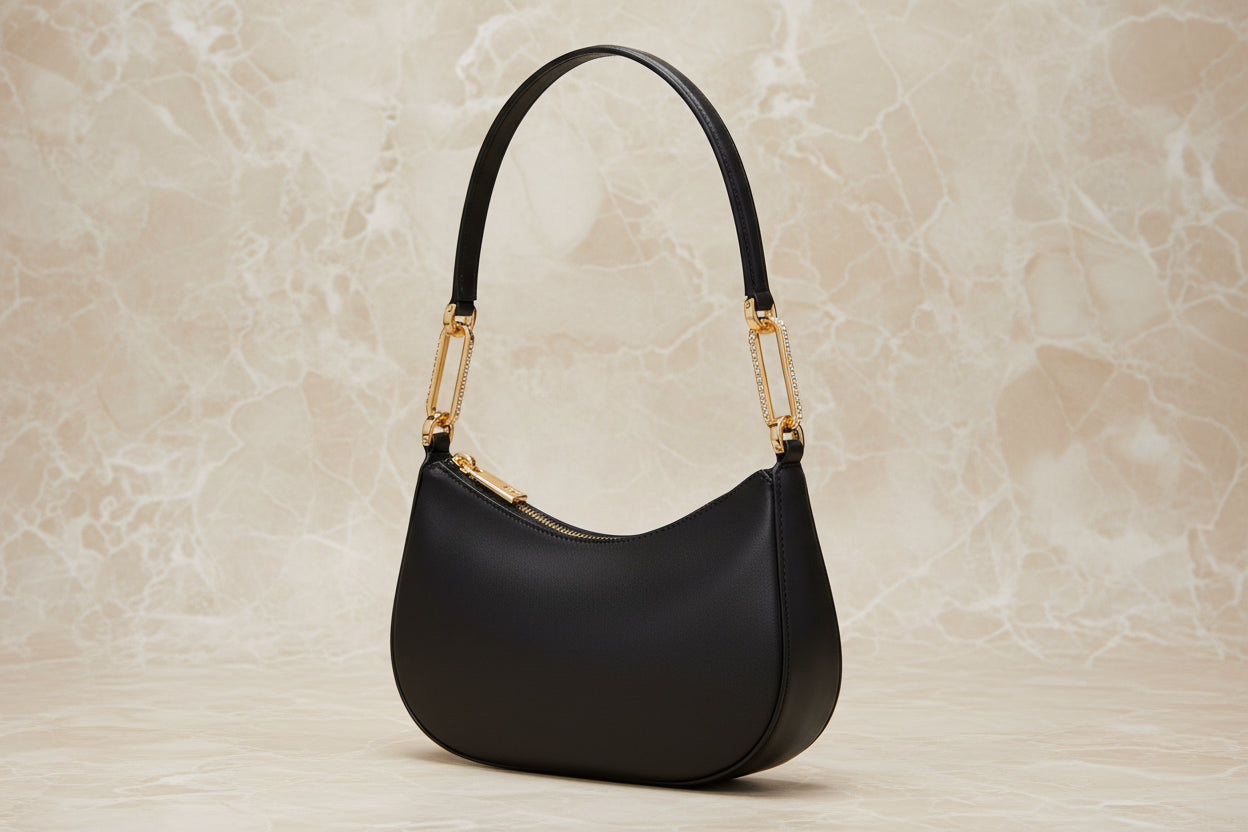 KATE SPADE SHOULDER BAG ONLY - NYLON - CHAIN ADD ONS ONLY ( CHAIN FROM COACH )