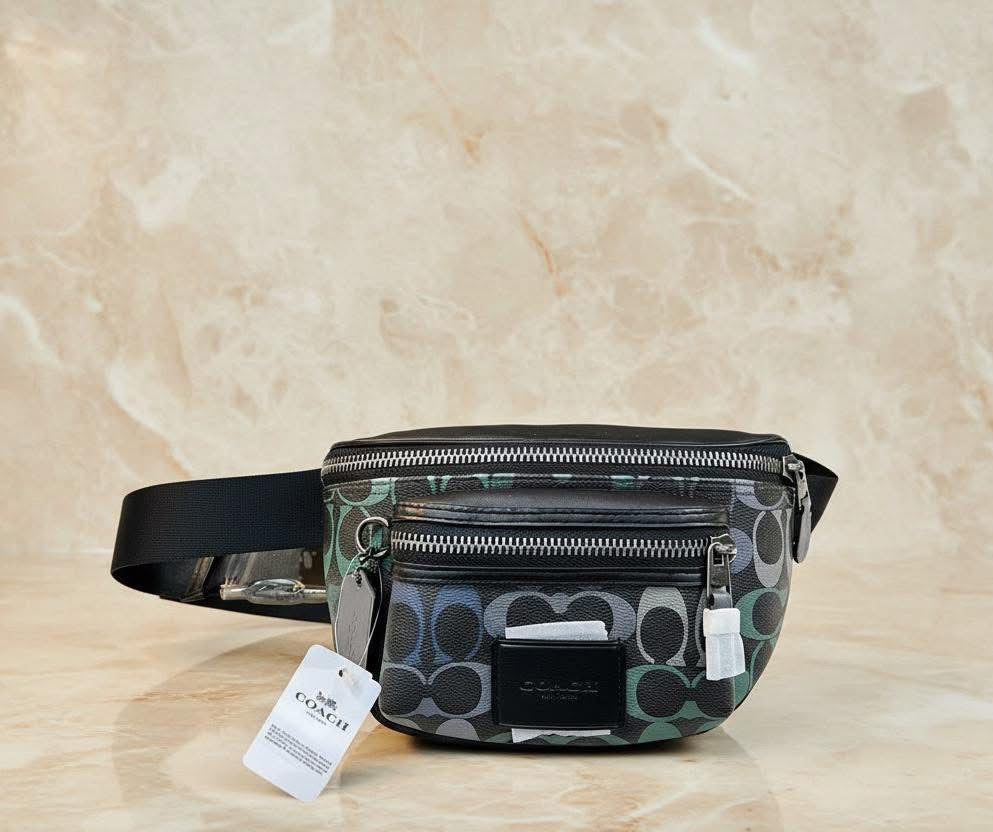 COACH WESTWAY WAISTPACK/CHEST BAG - GRAPHITE GREEN