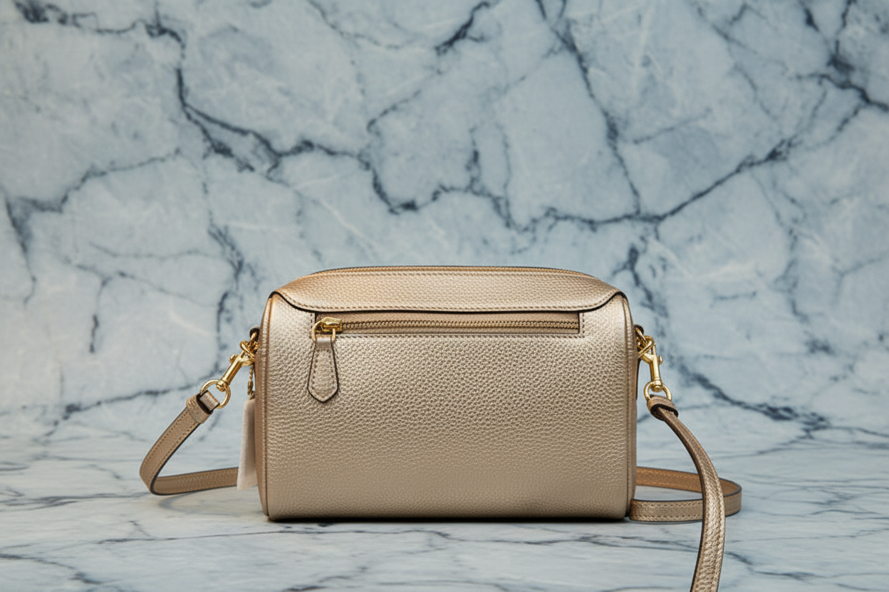 COACH BENETTE MICRO - PLATINUM GOLD