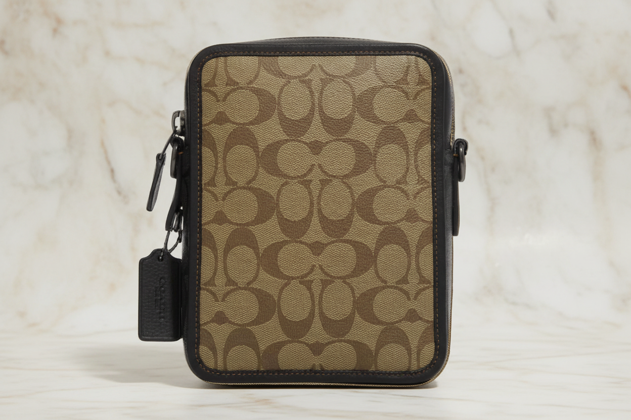 COACH SULLIVAN CROSSBODY SIGNATURE BROWN/BLACK