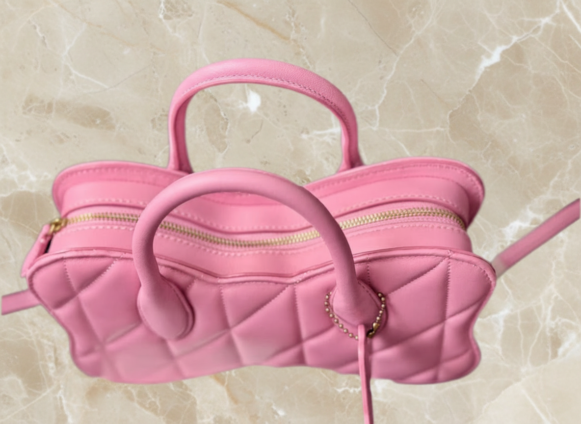 COACH BOW SATCHEL WITH QUILTING