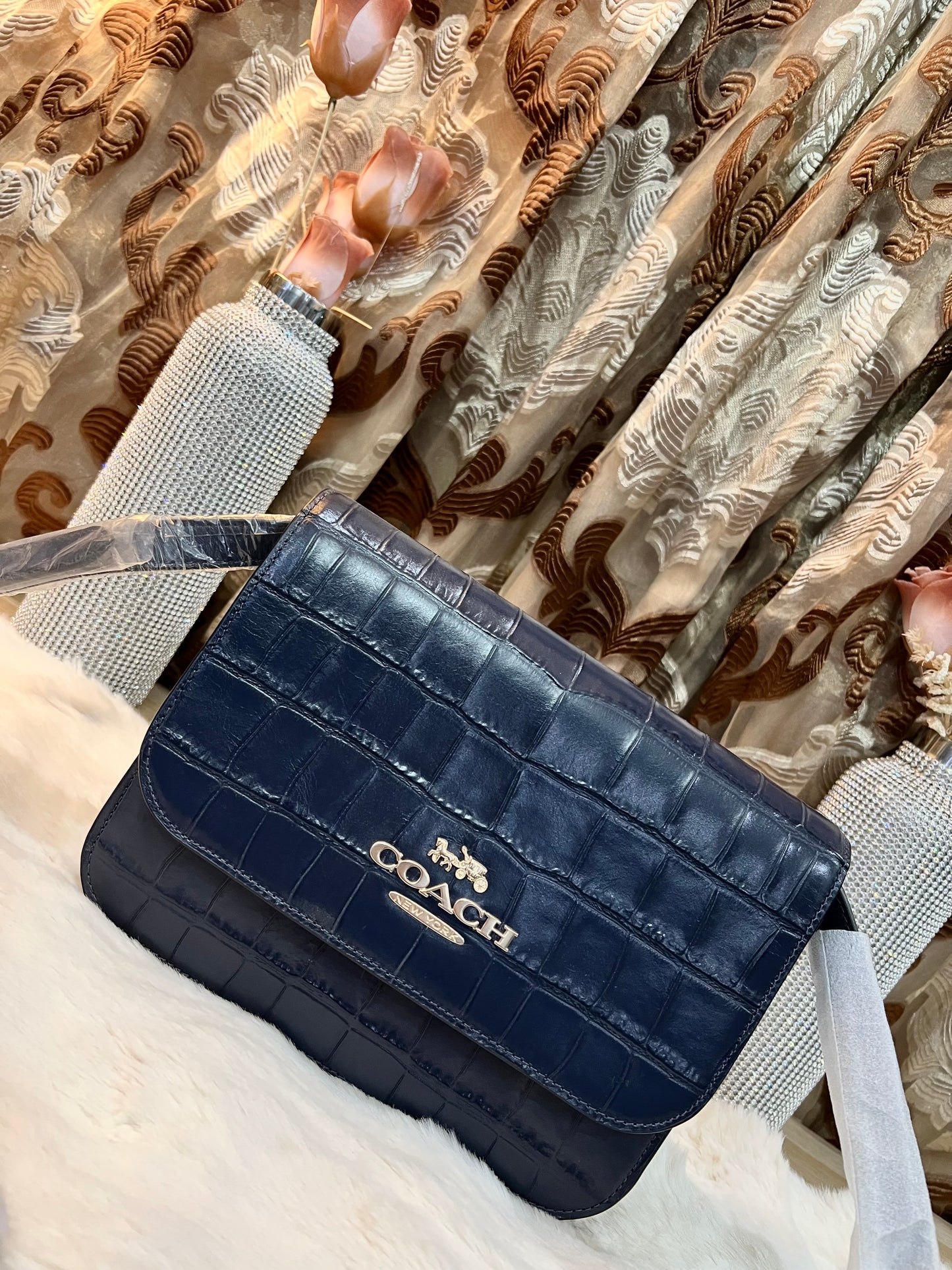 COACH BRYNN FLAP CROSSBODY - MIDNIGHT NAVY