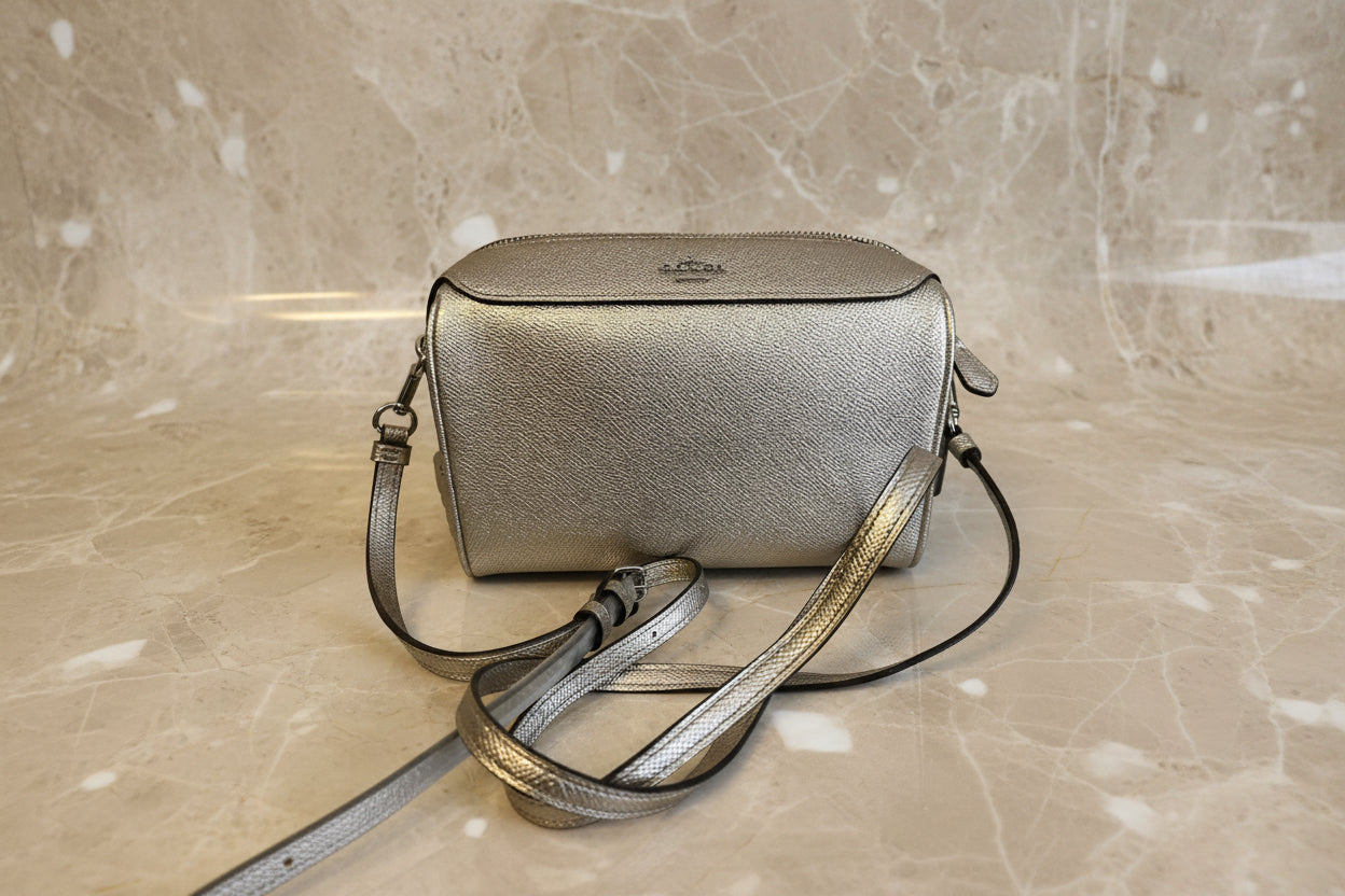 COACH BENETTE MICRO - PLATINUM GOLD