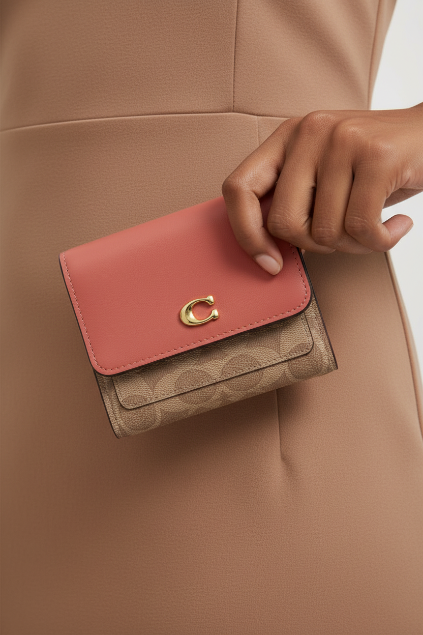 COACH MILA SMALL TRIFOLD WALLET