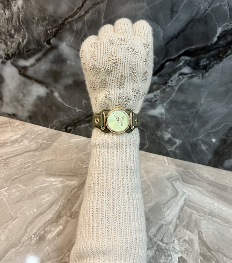MARC JACOBS CUFF LEATHER WATCH
