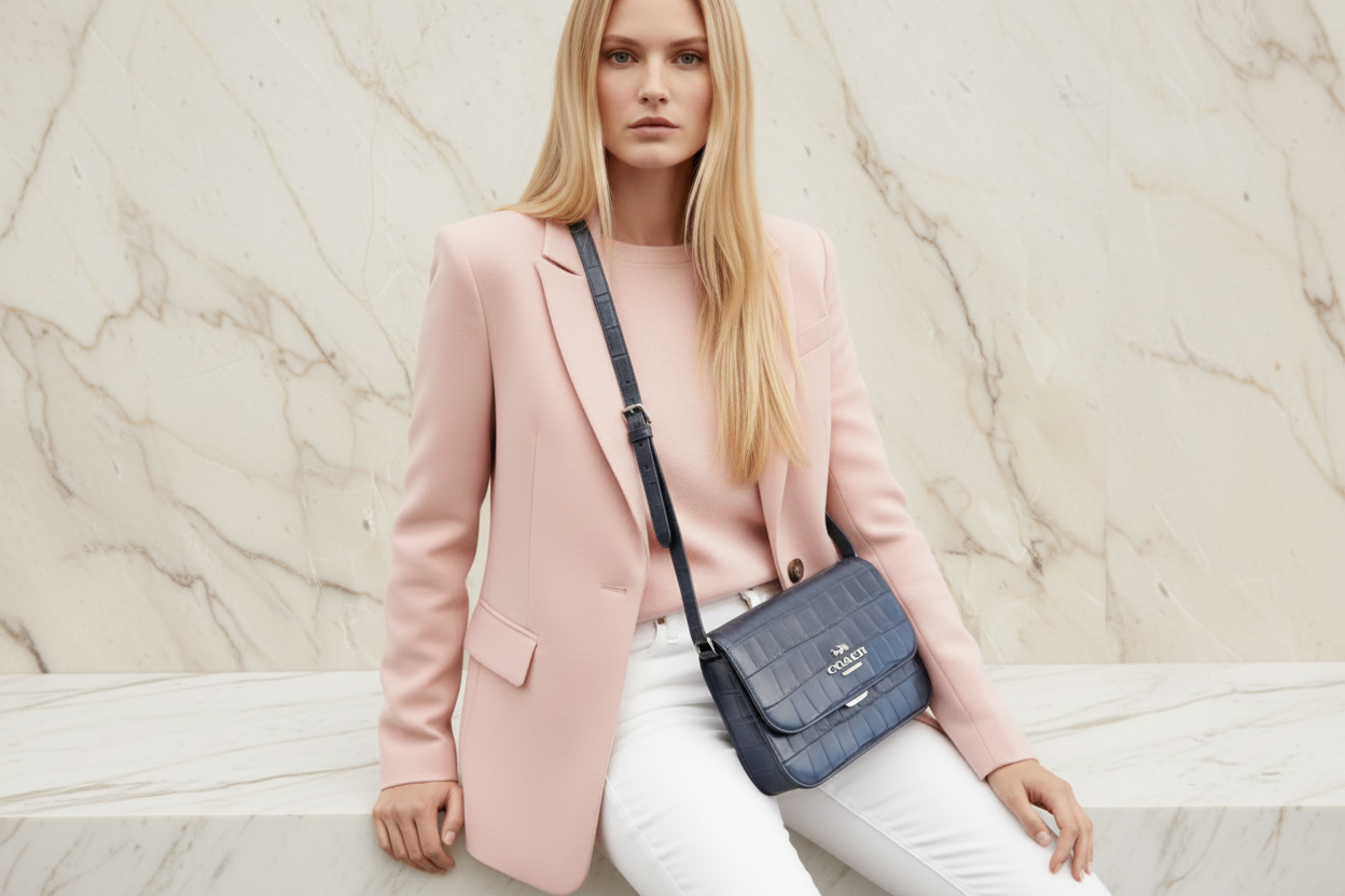 COACH BRYNN FLAP CROSSBODY - MIDNIGHT NAVY