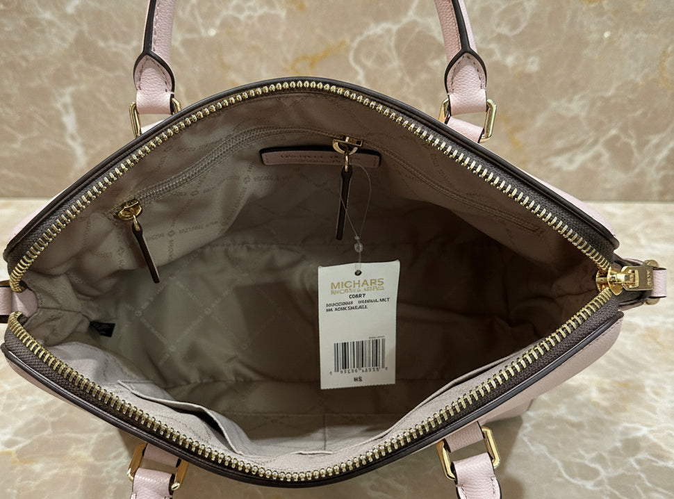 MICHAEL KORS CINDY SATCHEL DOME MEDIUM - SPRING FLORAL PRINT
