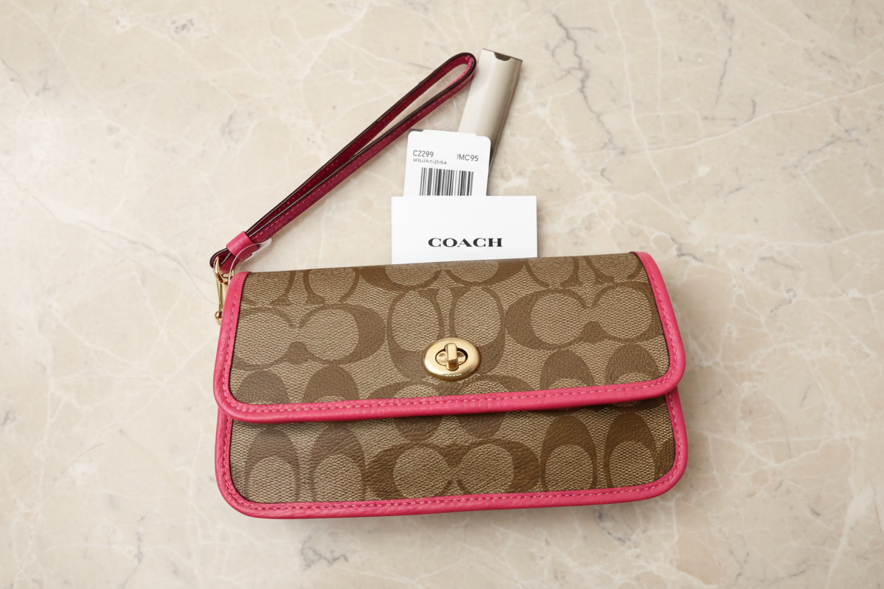 COACH WRISTLET/CROSSBODY CHAIN