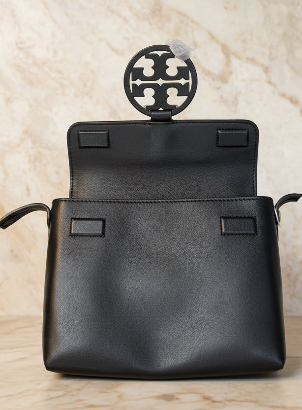 TORY BURCH MILLER CROSSBODY - BLACK