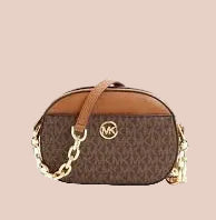 MICHAEL KORS GLAM OVAL CROSSBODY