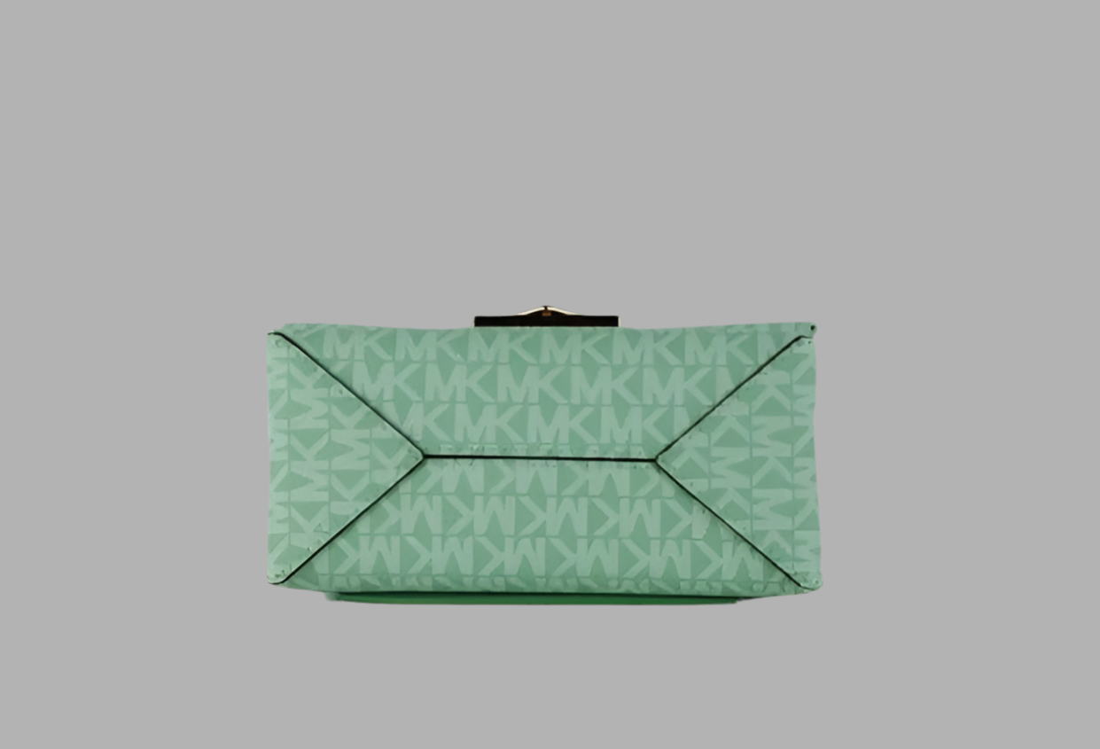 MICHAEL KORS MINI CECE - MONO SEA GREEN