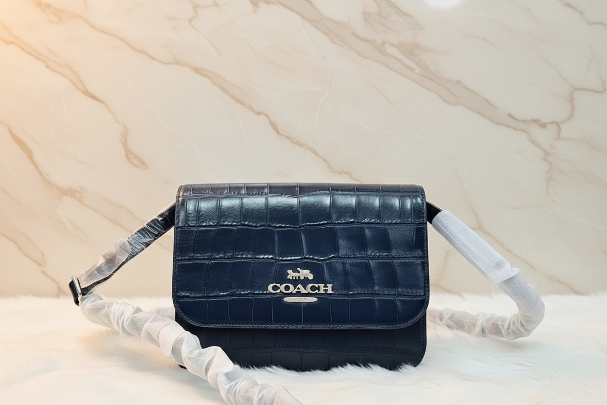 COACH BRYNN FLAP CROSSBODY - MIDNIGHT NAVY