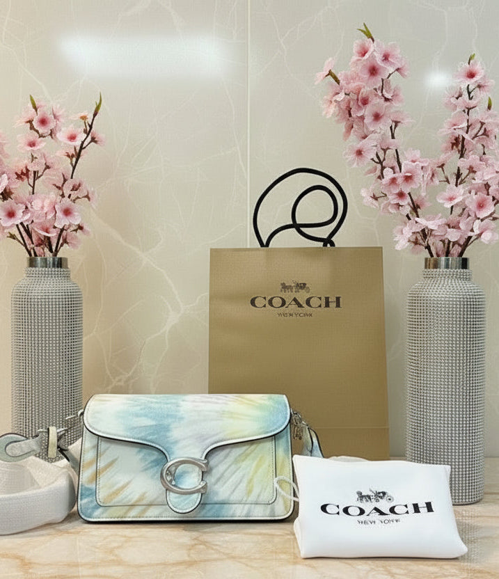 COACH TABBY 20 TIE DYE PRINT SHOULDER BAG/CROSSBODY BAG