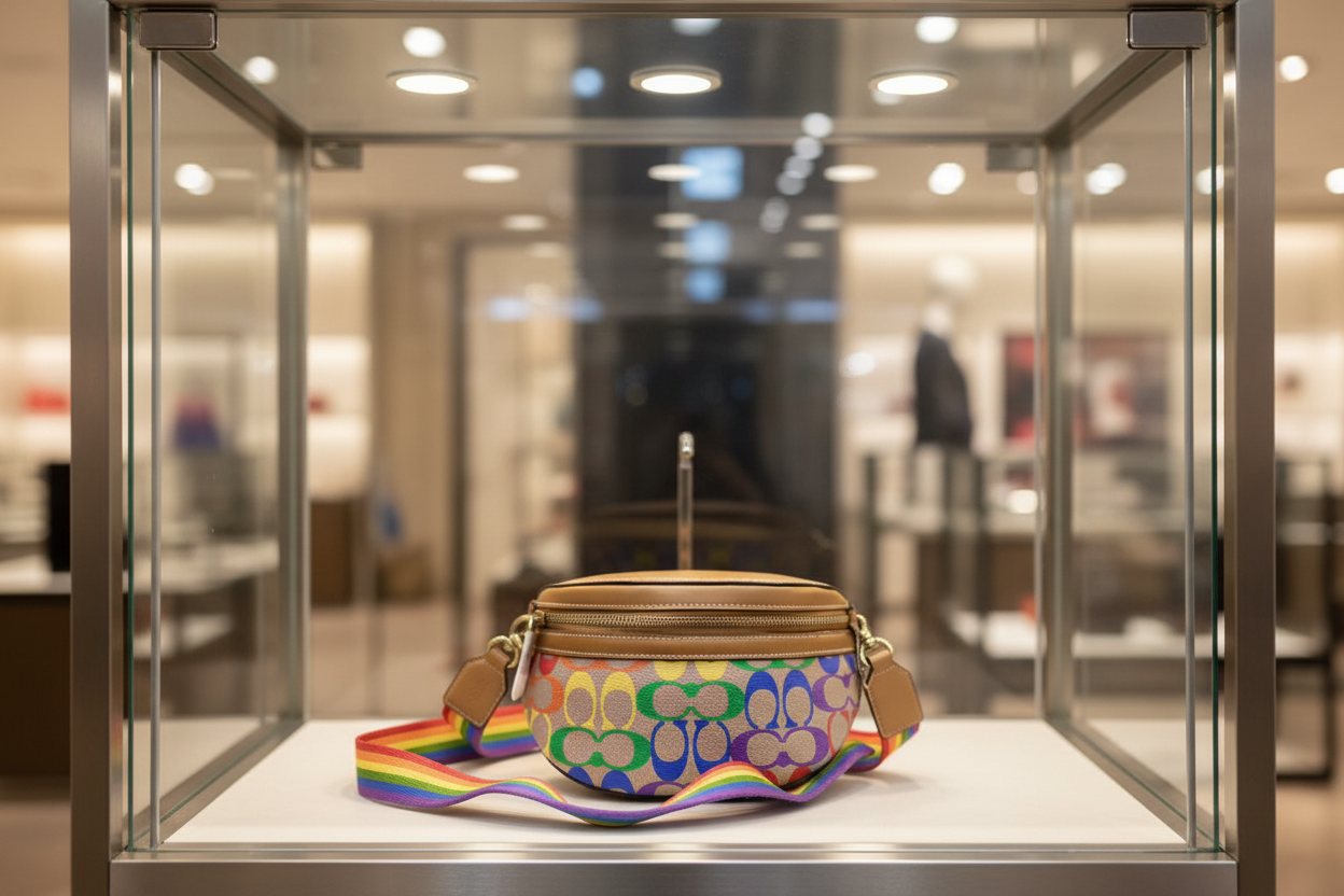 COACH BETHANY WAISTPACK/BELTBAG/BODYBAG - IN RAINBOW SIGNATURE - MISSING PRICE TAG