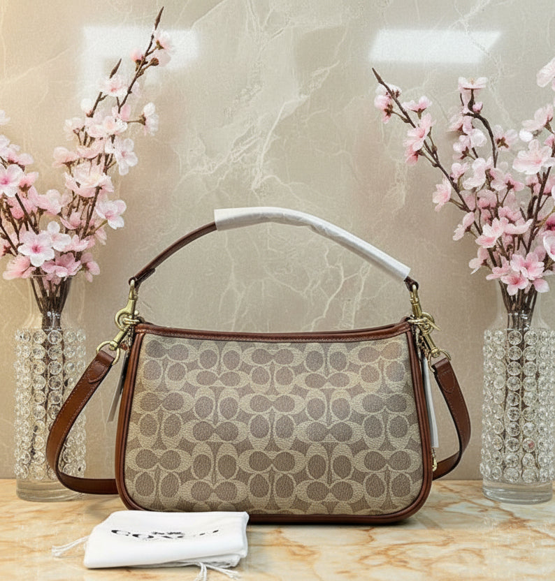 COACH CARY SHOULDER BAG/CROSSBODY BAG IN SIGNATURE CANVAS