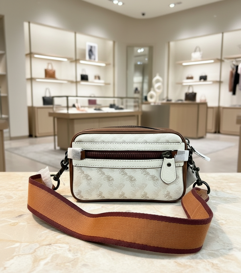 COACH ACADEMY CROSSBODY WITH HORSE & CARRIAGE PRINT