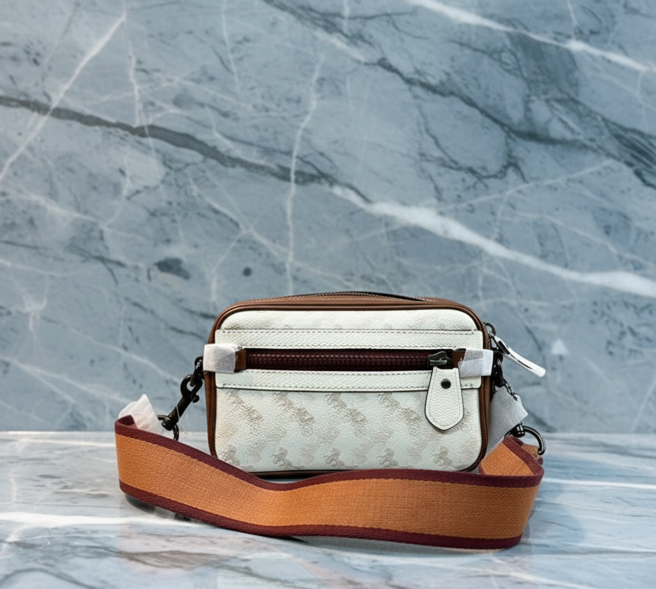 COACH ACADEMY CROSSBODY WITH HORSE & CARRIAGE PRINT