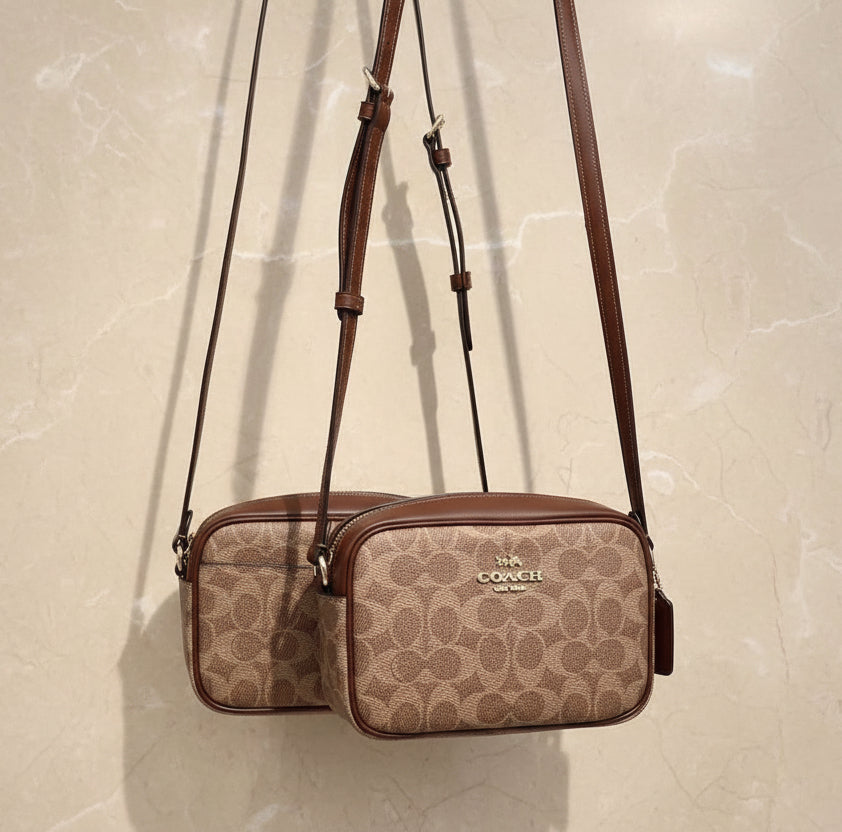 حقيبة كوتش ميني جيمي - تخفيضات! مع جزء صغير قابل للتقشير في الأمام - حقيبة كاميرا/حقيبة كروس بودي