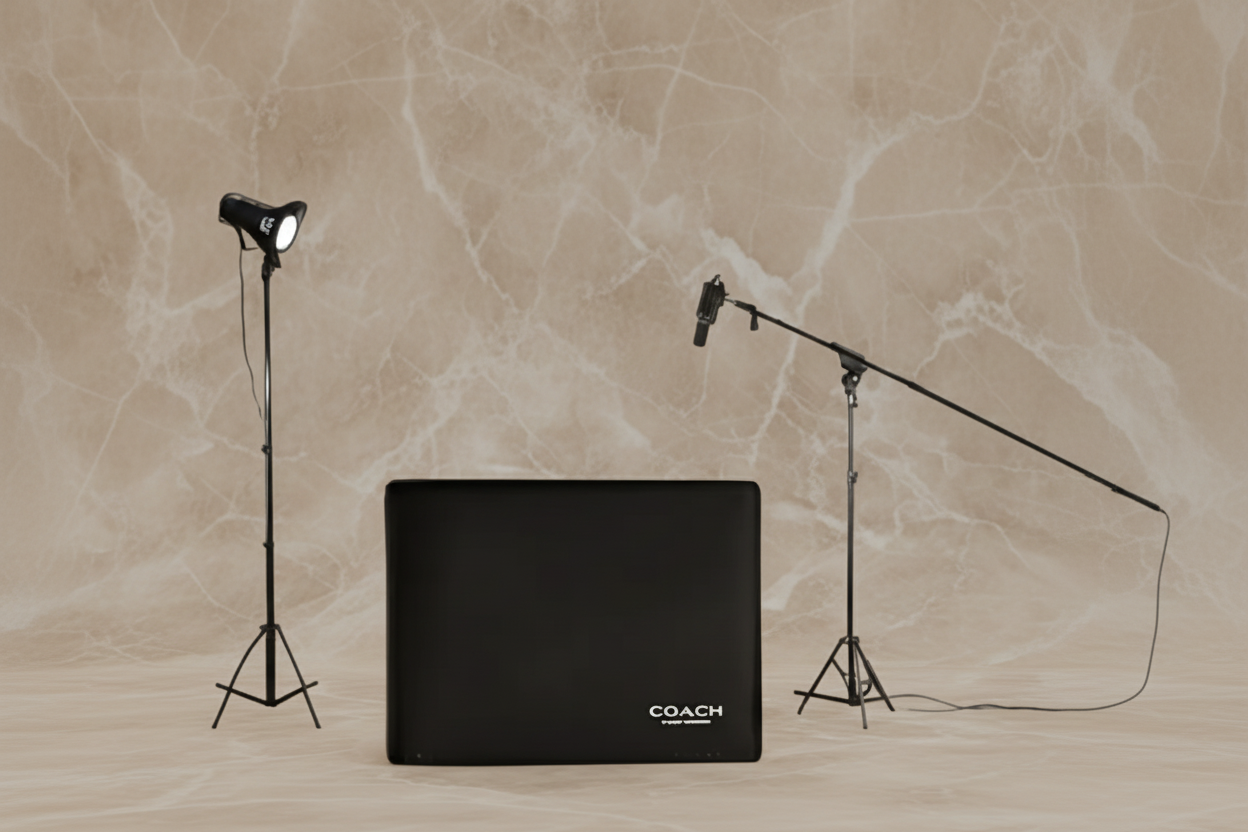 COACH MEN’S 3 in 1 BIFOLD WALLET - WITH INSERT - BLACK