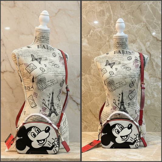 COACH SMALL SERENA TOP HANDLE SATCHEL - NWT MICKEY MOUSE X KEITH HARING