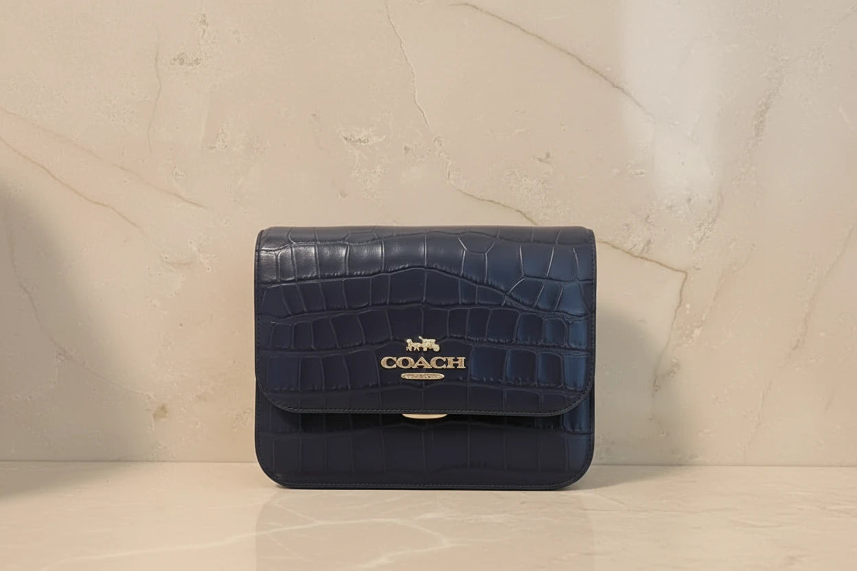 COACH BRYNN FLAP CROSSBODY - MIDNIGHT NAVY