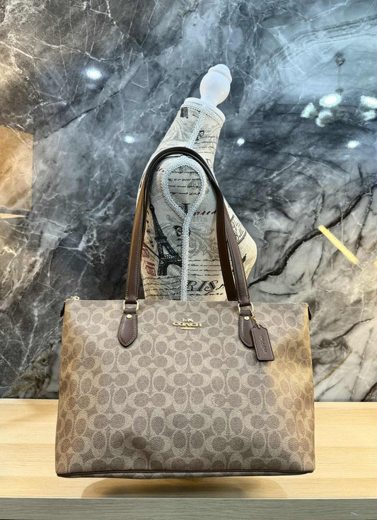 COACH GALLERY TOTE IN SIGNATURE CANVAS