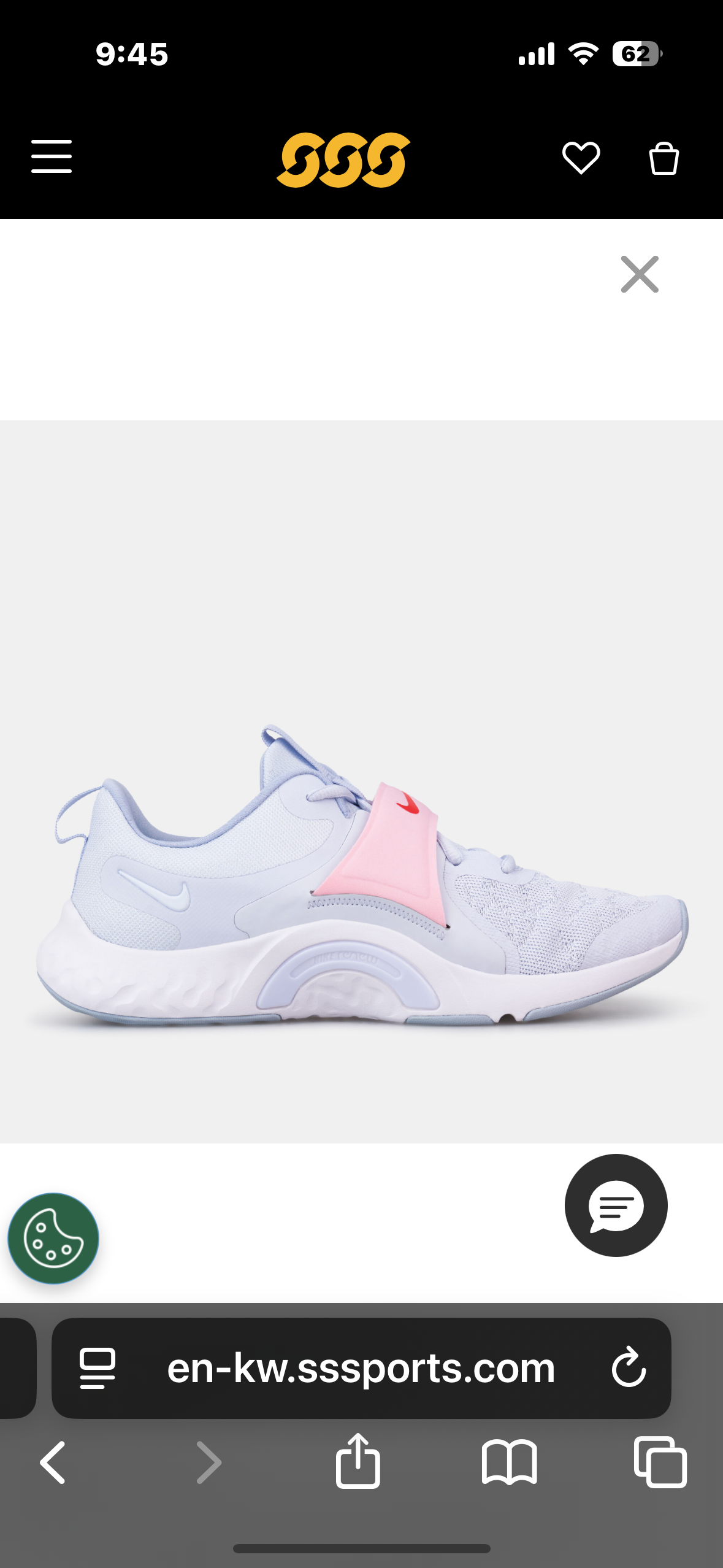 NIKE WOMEN’S RENEW IN SEASON TR - 12 TRAINING SHOES - SIZE US 7.5/EURO 38.5/24.5 CM - GREY/LT CRIMSON