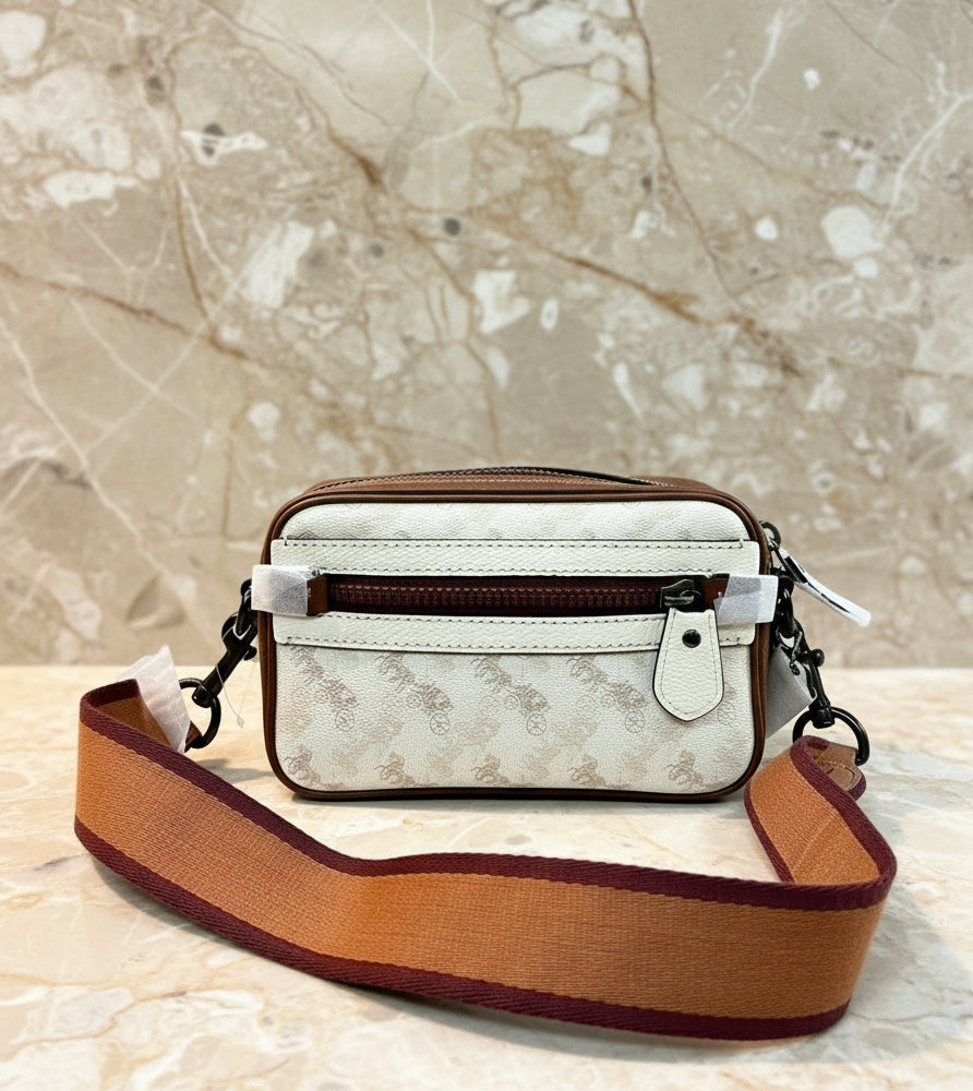 COACH ACADEMY CROSSBODY WITH HORSE & CARRIAGE PRINT
