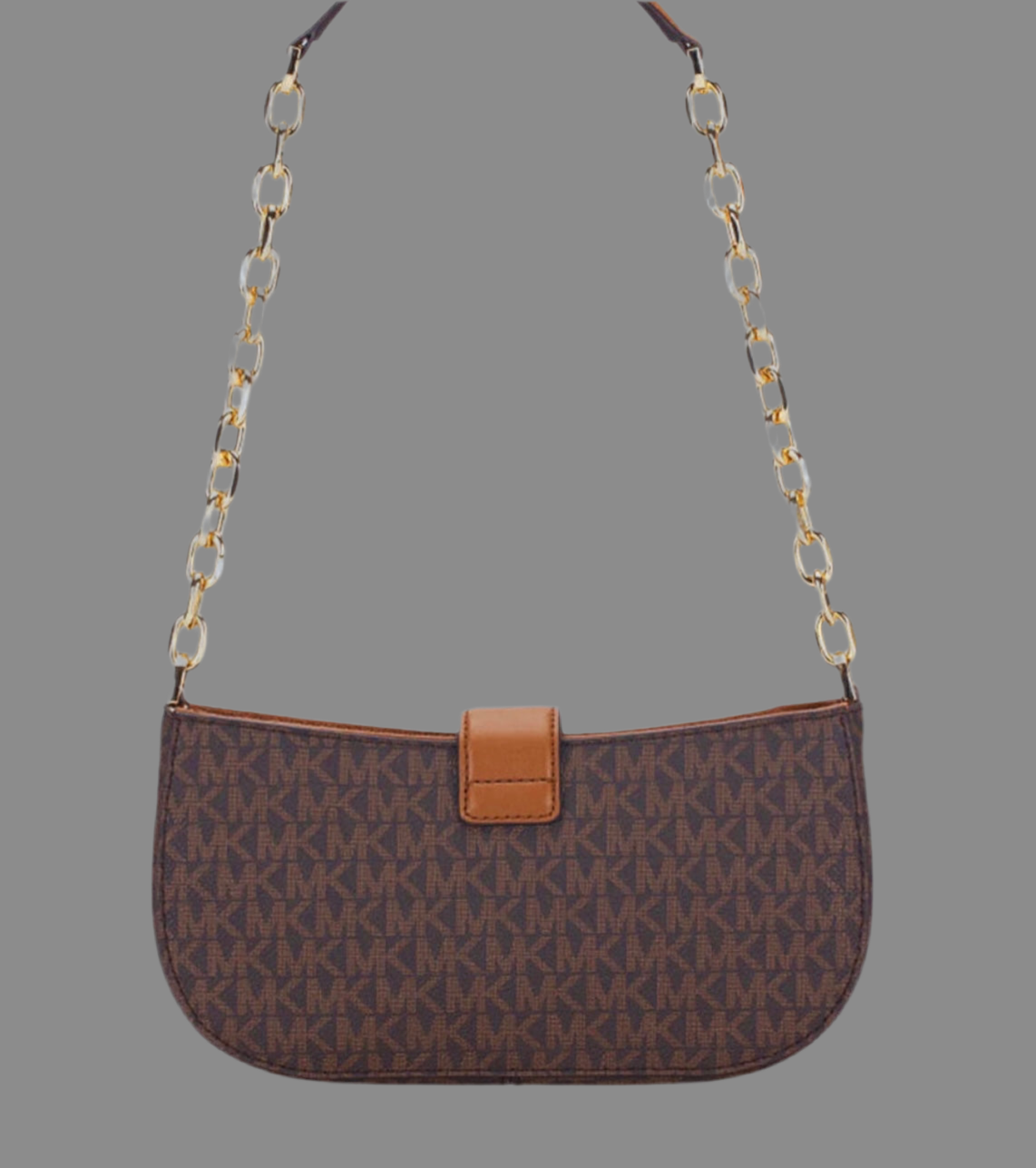 MICHAEL KORS CARMEN LEATHER POUCHETTE SHOULDER BAG ONLY