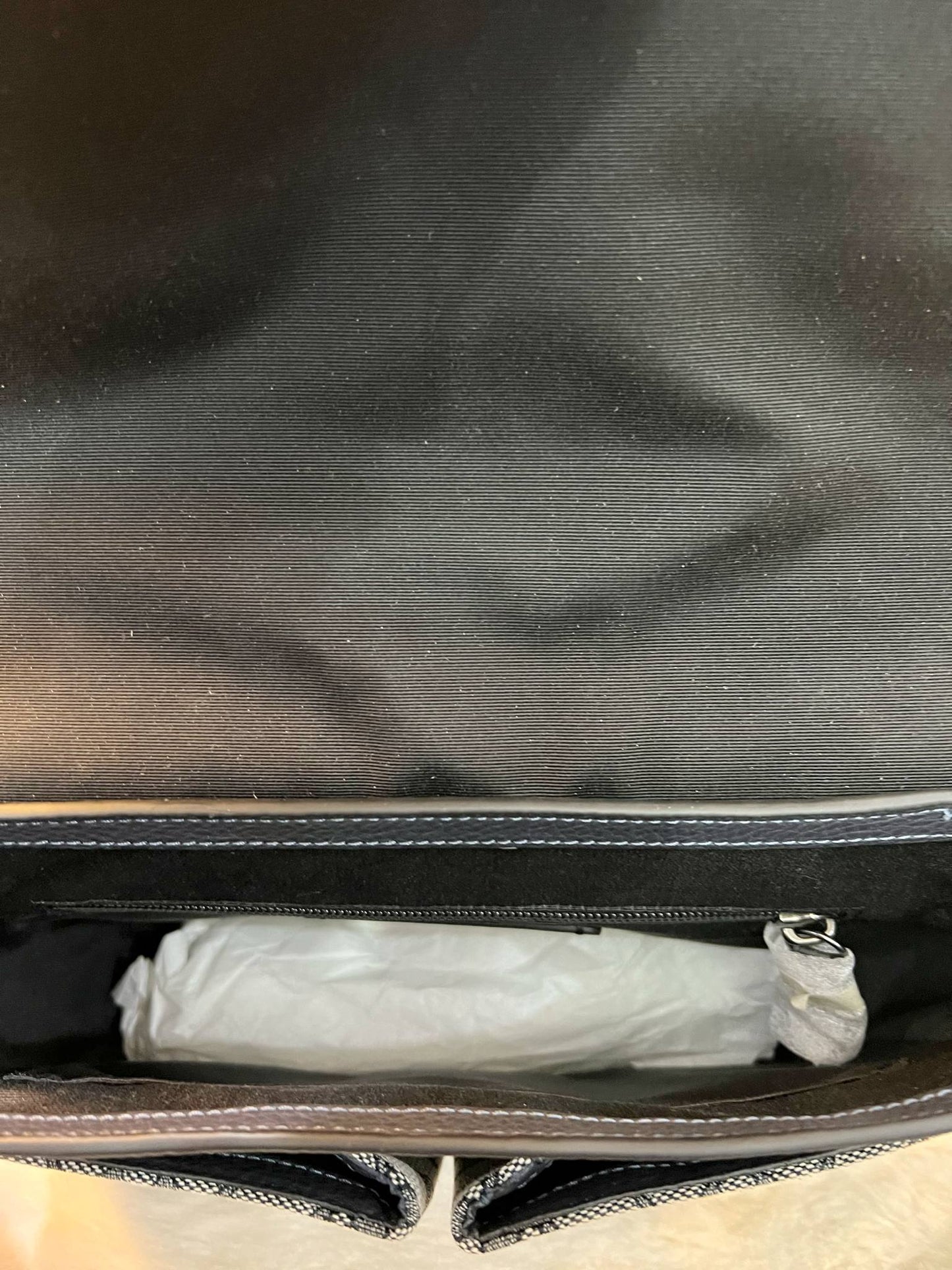 COACH SPRINT MAP BAG 25 SIGNATURE JACQUARD BLUE