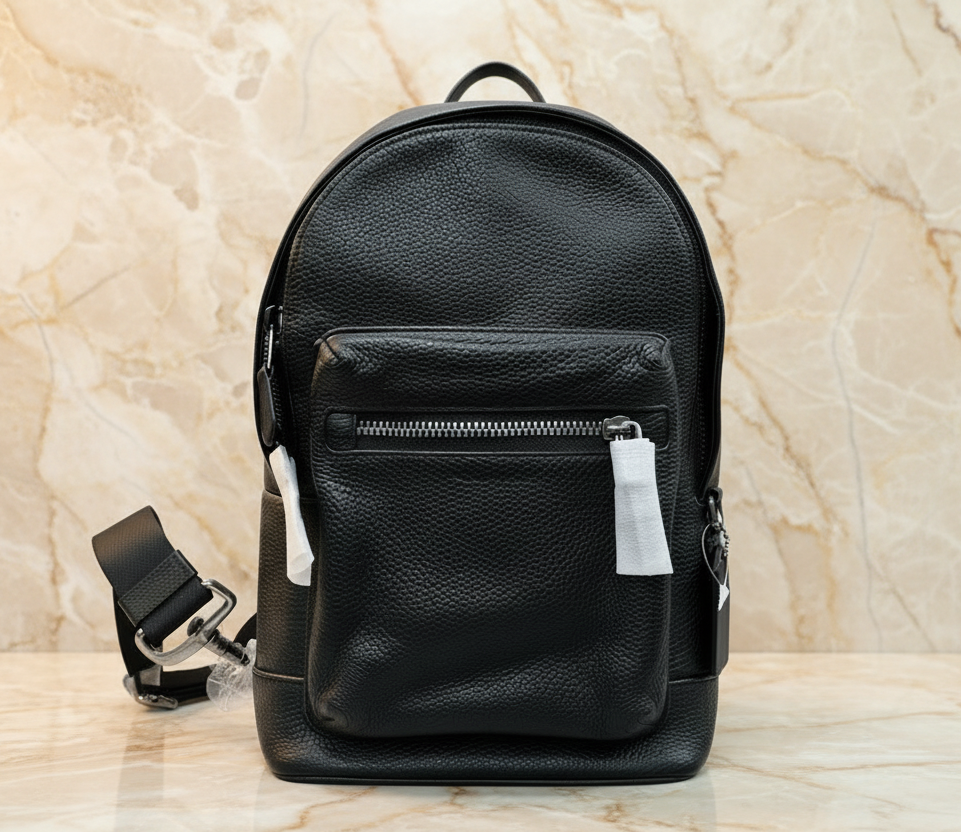 COACH WEST PACK REFINED PEBBLE LEATHER