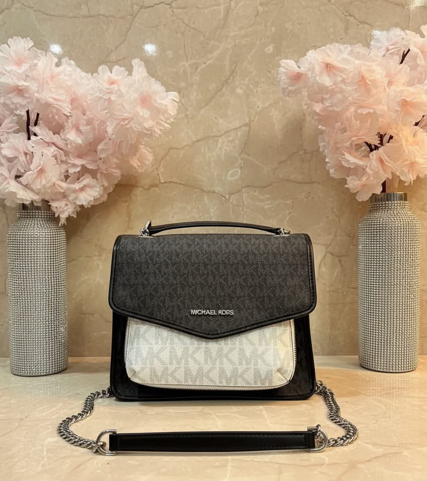 MICHAEL KORS REGINA MEDIUM FLAP CONVERTIBLE CHAIN SHOULDER BAG/CROSSBODY