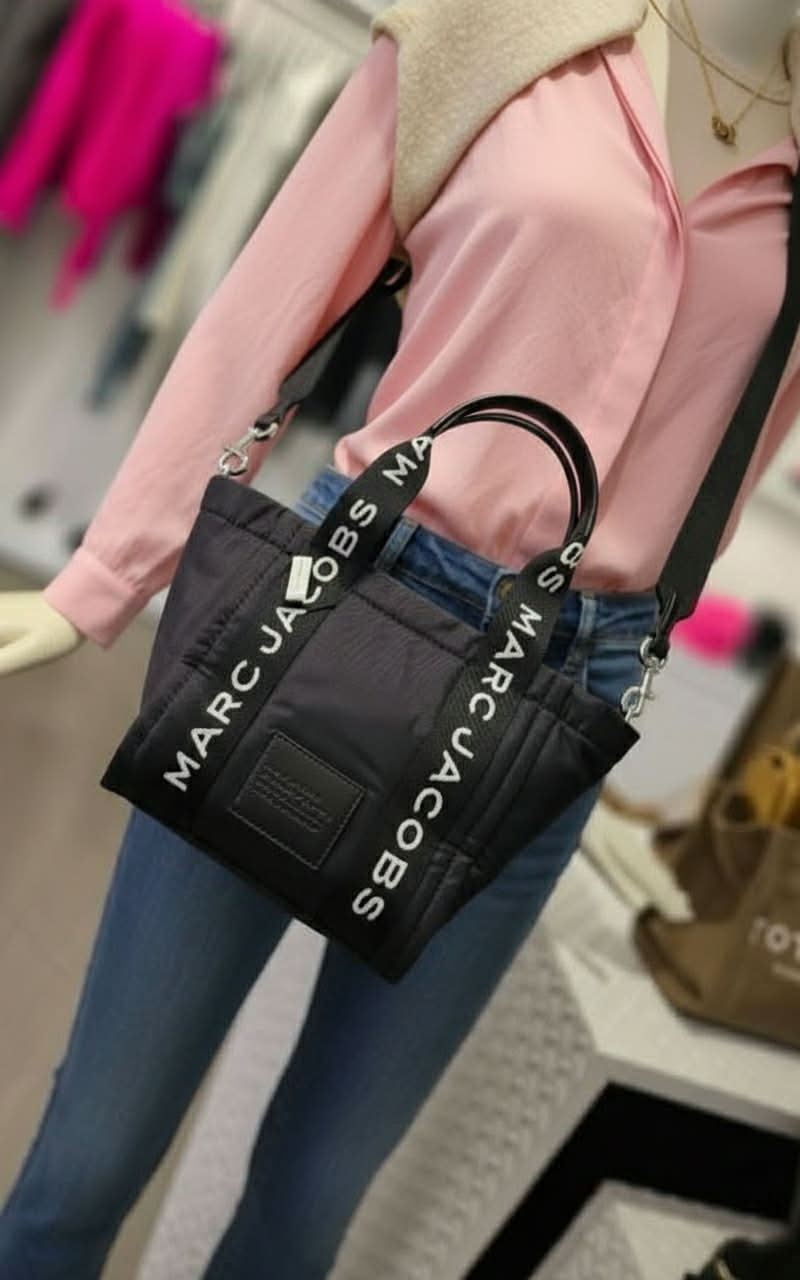 MARC JACOBS SMALL NYLON ZIP TOTE