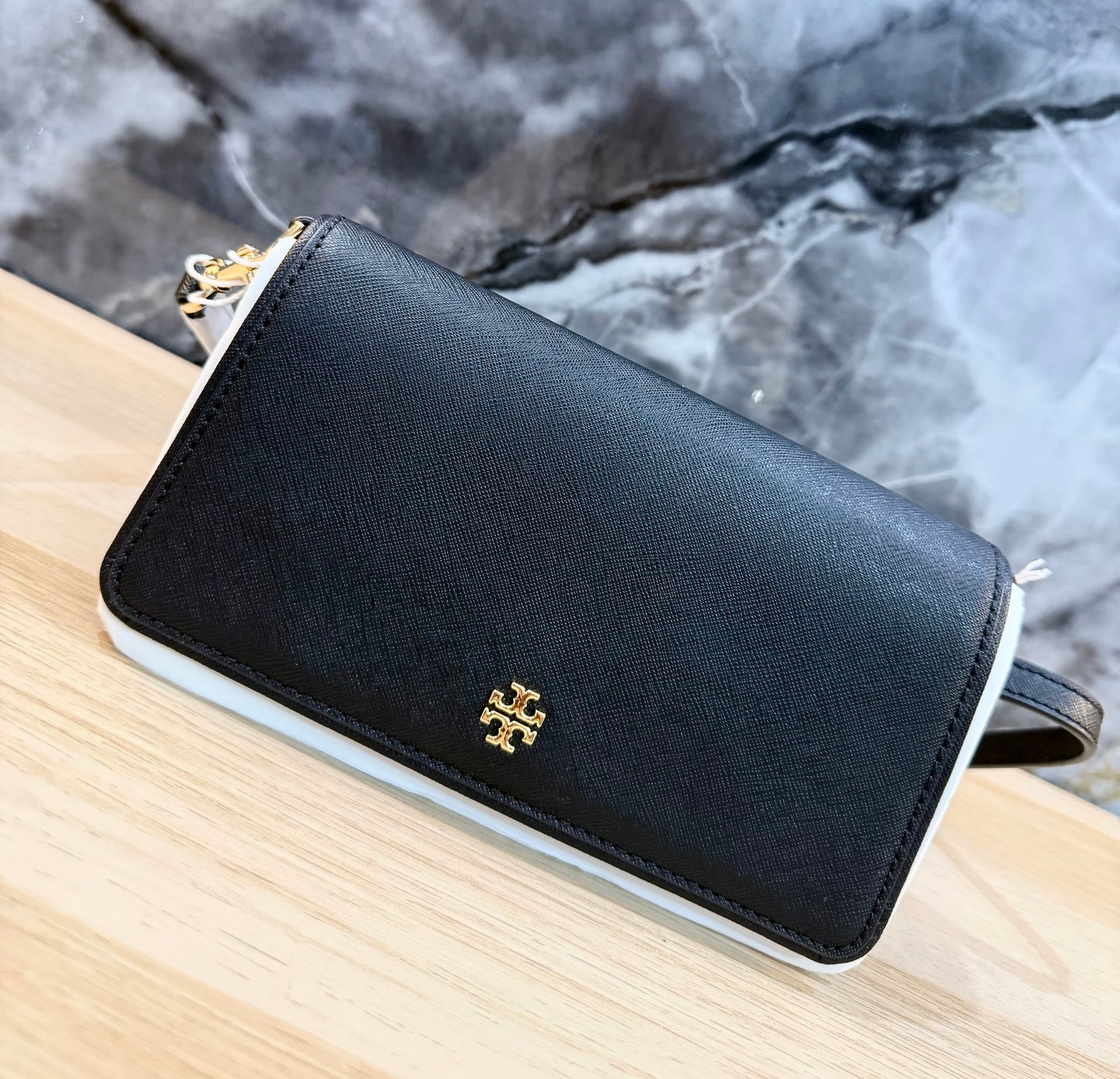 TORY BURCH EMERSON CROSSBODY -  BLACK
