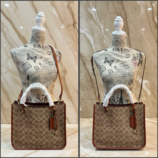 COACH TYLER CARRYALL 28 IN SIGNATURE CANVAS