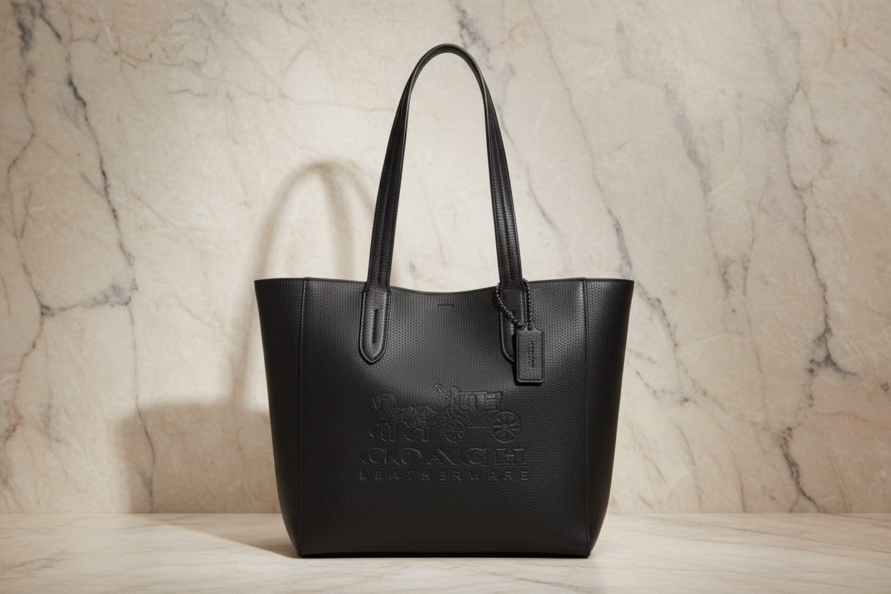 حقيبة كوتش غروف كبيرة - جلد