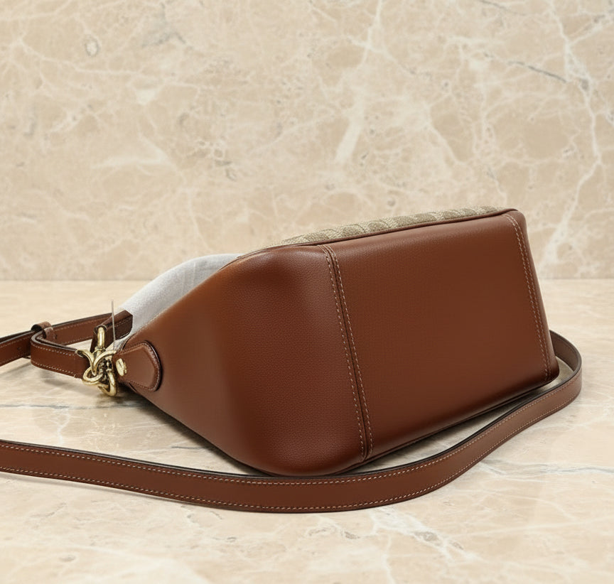 COACH CARY SHOULDER BAG/CROSSBODY BAG IN SIGNATURE CANVAS