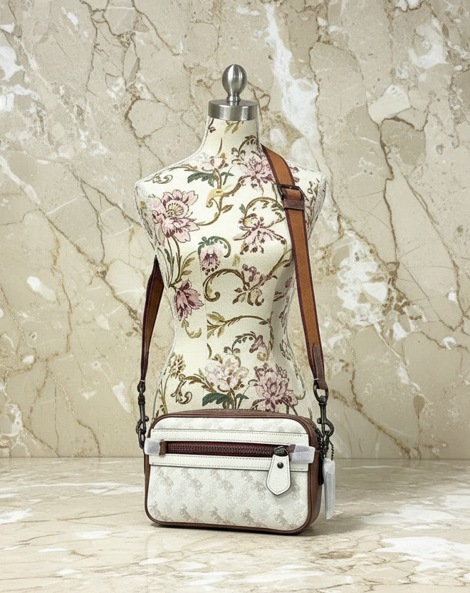 COACH ACADEMY CROSSBODY WITH HORSE & CARRIAGE PRINT