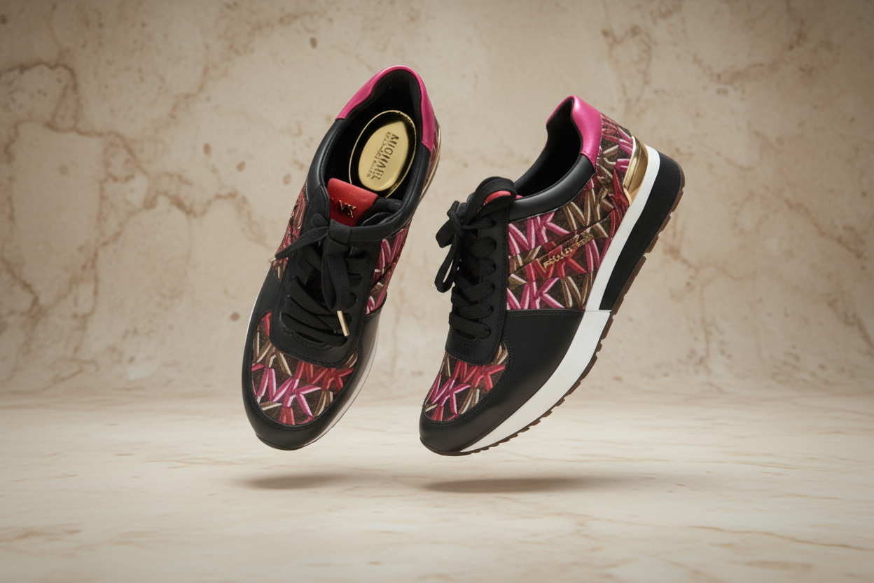 MICHAEL KORS TRAINER SHOES SIZE 5.5 CAN FIT TO SIZE 5