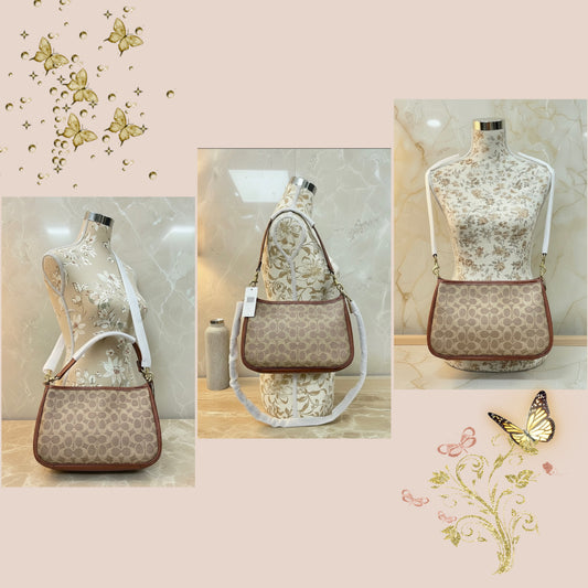 COACH CARY SHOULDER BAG/CROSSBODY BAG IN SIGNATURE CANVAS