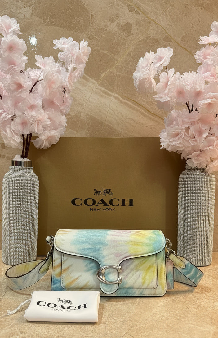 COACH TABBY 20 TIE DYE PRINT SHOULDER BAG/CROSSBODY BAG