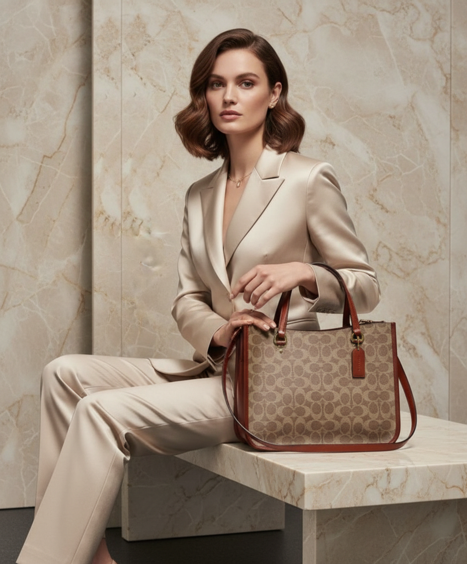 COACH TYLER CARRYALL 28 IN SIGNATURE CANVAS