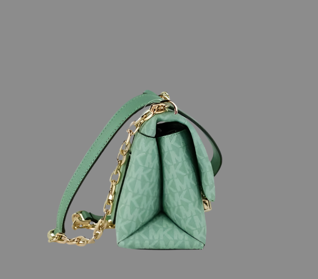 MICHAEL KORS MINI CECE - MONO SEA GREEN