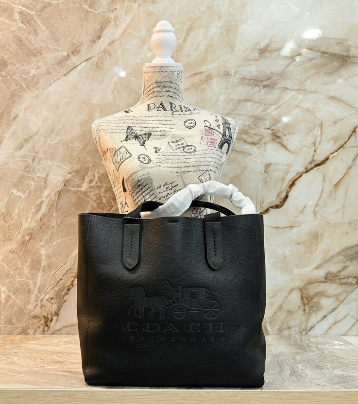 حقيبة كوتش غروف كبيرة - جلد